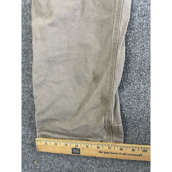 Mountain Khakis Classic Fit Pants Men's 38 x 30 Green/Beige Canvas Work Stretch - Picture 4 of 11